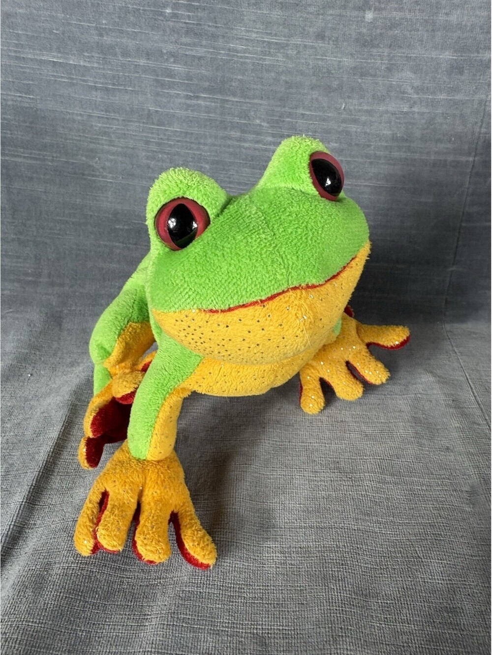 Ganz Webkinz Lil'Kinz Tree Frog 7" Plush Stuffed Animal Toy HS109 No Code